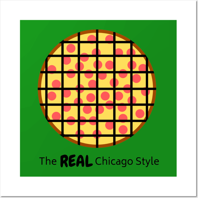 Real Chicago-Style Pizza Wall Art by BestMidwest